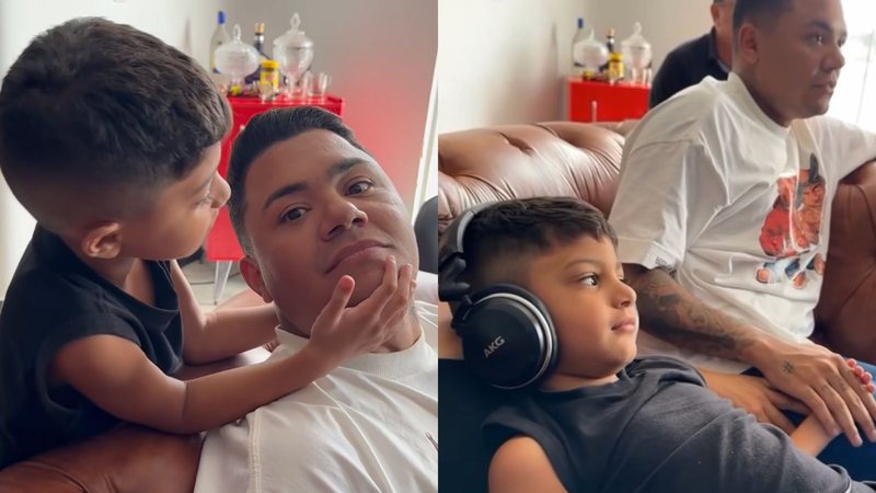 Felipe Araújo se derrete em momento especial com o filho, Miguel - Reprodução/Instagram