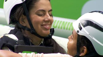 Fernanda e Pitel se divertiram durante prova do líder no BBB 24 - Reprodução/Globo