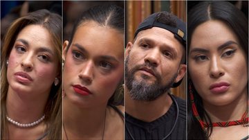 Beatriz, Alane, Juninho e Isabelle - Reprodução/Globo