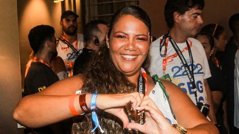 Mani Reggo, esposa de Davi, do BBB 24, curtiu Carnaval direto do Camarote Expresso 2222 - Foto: Agnews