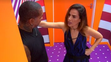 Rodriguinho conversa com Wanessa - Reprodução/Globo