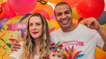Thiago Oliveira comemora mesversário da filha - Reprodução/Instagram/Daniela Arenhardt