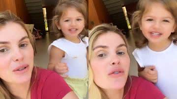 Bárbara Evans posta vídeo com a filha - Reprodução/Instagram