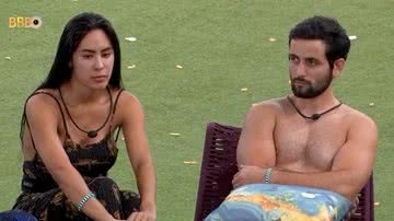 Isabelle e Matteus no BBB 24 - Foto: Reprodução / TV Globo