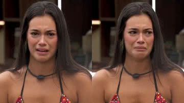 Alane cai no choro ao receber punição - Foto: Reprodução / TV Globo