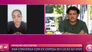 Camila Moura e Lucas no Mais Você - Reprodução/TV Globo