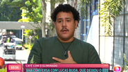 Lucas se surpreendeu com reação de Camila - Reprodução/Globo