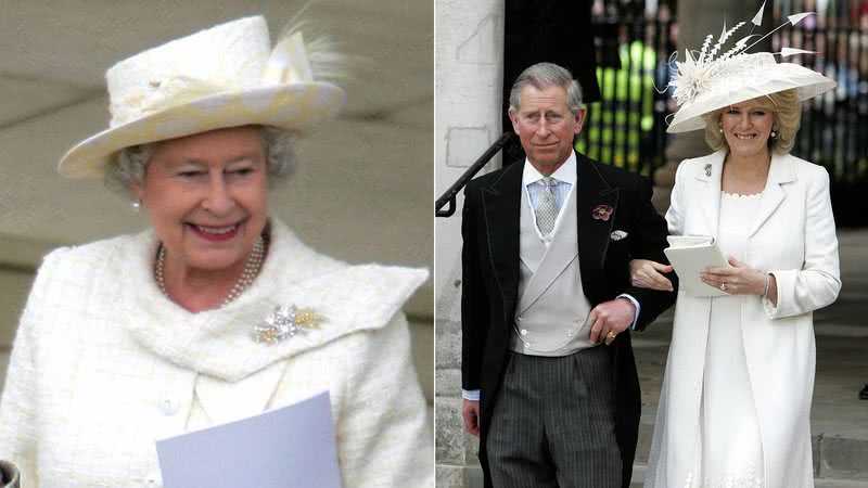 Rainha Elizabeth II não foi ao casamento civil de Charles e Camilla - Fotos: Getty Images