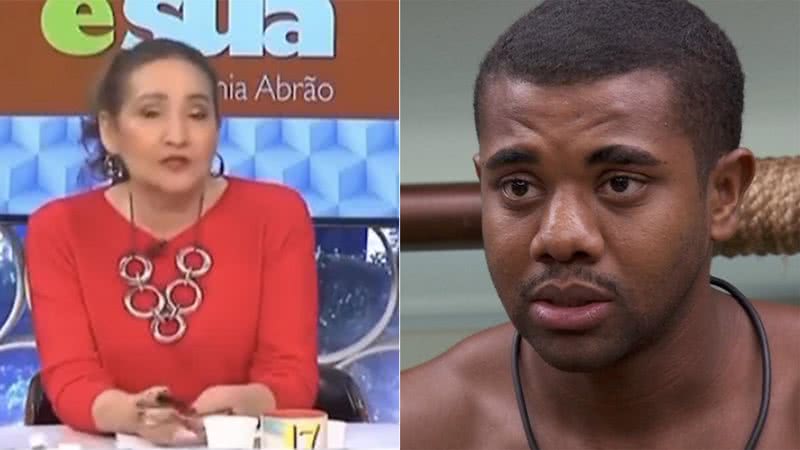 Sonia Abrão e Davi - Foto: Reprodução / RedeTV e Globo