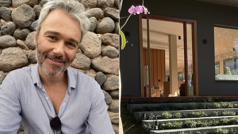 Angelo Paes Leme mostra a casa que construiu na Serra do RJ - Foto: Reprodução / Instagram