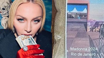 Areia do show da Madonna é comercializada em site de vendas - Reprodução/Instagram/Ebay