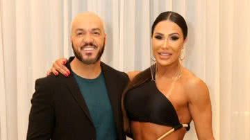 O cantor Belo e a musa fitness Gracyanne Barbosa - Foto: Reprodução/Instagram @graoficial