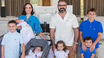 Juliano Cazarré e Leticia com os filhos - Foto: Reprodução / Instagram