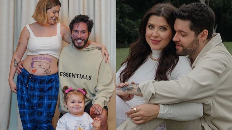 Viih Tube e Andressa Ganacin anunciaram gravidez recentemente - Reprodução/Instagram