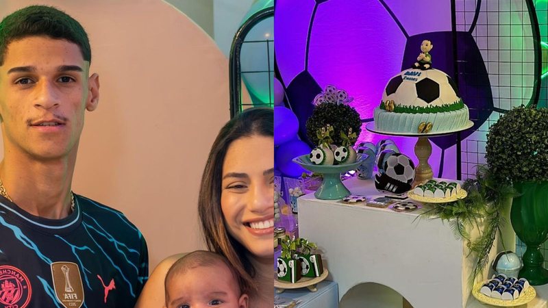 Luva de Pedreiro e Távila Gomes comemoram segundo mês de vida do filho - Reprodução/Instagram