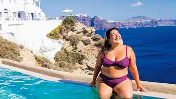 Seduzida: a estrela diz que planejava fugir dos clichês turísticos, mas não resistiu a Santorini - FOTOS: DIVULGAÇÃO