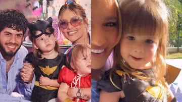 Virginia apoia Maria Alice em se vestir de Batman e dá joia do super-herói para a garota - Reprodução/Instagram