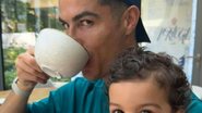 Cristiano Ronaldo e a filha, Bella Esmeralda - Foto: Reprodução / Instagram