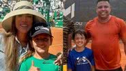 Filho de Patricia Abravanel, Pedro Abravanel Faria, joga tênis com Ronaldo - Reprodução/Instagram