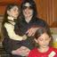 Michael Jackson e os filhos Paris, Prince e Bigi