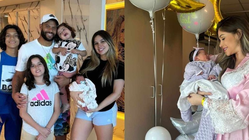Hulk Paraíba mostra novos cliques de Aisha com a família - Reprodução/Instagram