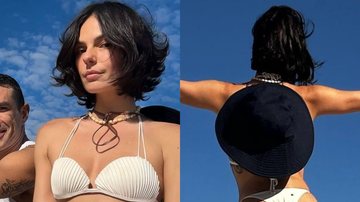Isis Valverde posa em dia na praia acompanhada do noivo - Reprodução/Instagram
