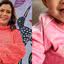 Michelle Loreto encanta ao mostrar a filha de conjuntinho rosa