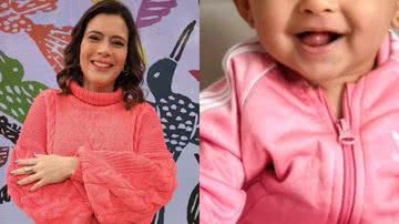 Michelle Loreto encanta ao mostrar a filha de conjuntinho rosa - Reprodução/Instagram