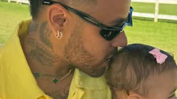 Neymar Jr. e a filha, Mavie - Foto: Reprodução / Instagram