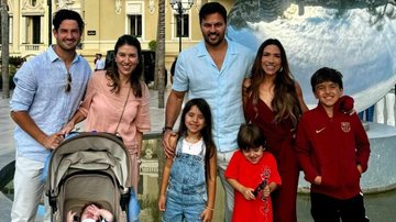 Patricia Abravanel deixa escapar rosto do sobrinho em foto de férias da família - Reprodução/Instagram
