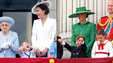 Príncipe Louis costuma 'roubar a cena' nos eventos oficiais da realeza - Getty Images