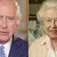 Rei Charles III e Rainha Elizabeth II