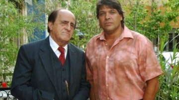 Roberto Bataglin e Ary Fontoura na novela Sete Pecados - Foto: Reprodução/Globo