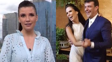 Sabina Simonato surpreende com recado para o marido ao vivo - Reprodução/Instagram/Globo