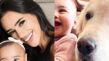 Bruna Biancardi encanta ao mostrar a filha brincando com cachorrinho - Reprodução/Instagram