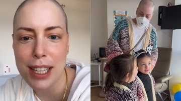 Fabiana Justus recebe surpresa com as filhas no hospital - Reprodução/Instagram