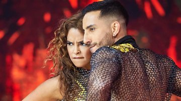 Lucy Alves e o bailarino Fernando Perrotti; dupla disputa final da Dança dos Famosos - Foto: Reprodução/Instagram @lucyalves @fernandoperrotti