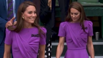 Kate Middleton usa laço com significado especial em rara aparição - Foto: Reprodução / Wimbledon