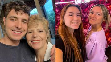 Rose Miriam postou foto com filho, João Augusto, e recebeu mensagem de apoio das gêmeas Marina e Sofia - Reprodução Instagram