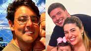 Bruno de Luca e Vivian Amorim comemoram encontro das filhas - Reprodução/Instagram