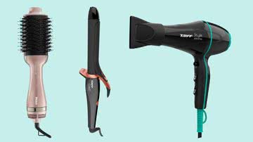 Escova secadora, modelador, prancha e outros acessórios para o seu cabelo - Reprodução/Amazon
