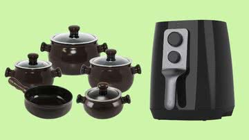 Liquidificador, conjunto de pratos e outros itens para a sua cozinha - Reprodução/Amazon