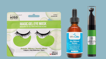 Sérum, creme, máscara e outros produtos para tratar rugas, bolsas e olheiras - Reprodução/Amazon