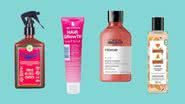 Tônico, máscara capilar, shampoo e outros produtos para cabelos longos e saudáveis - Reprodução/Amazon