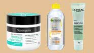 Sabonete líquido, água micelar e outros produtos que vão controlar a oleosidade da sua pele - Reprodução/Amazon
