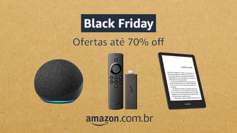 Confira os 17 dispositivos Amazon nas últimas ofertas da Black Friday - Reprodução/Amazon