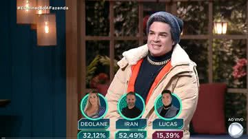 Com apenas 15,39% dos votos, Lucas Santos deixa o reality show rural - Reprodução/Record TV