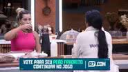 Conversa estranha entre Deolane e Morango sobre a roça falsa faz o público supor favoritismo - Reprodução/Record TV