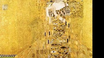 Retrato de Adele Bloch-Bauer I, óleo e ouro sobre tela (138 x 138 cm), de 1907: riqueza de detalhes inspirada em mosaicos bizantinos na obra mais cara do mundo. Acervo da Neue Galerie, Nova York. - ARQUIVO ALPHABETUM