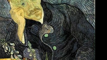 Retrato do Doutor Gachet, óleo sobre tela (67 x 56 cm), de 1890: melancolia nas cores, no ritmo das pinceladas e no semblante do médico que atendeu o artista no fim da vida. Coleção particular. - ARQUIVO ALPHABETUM